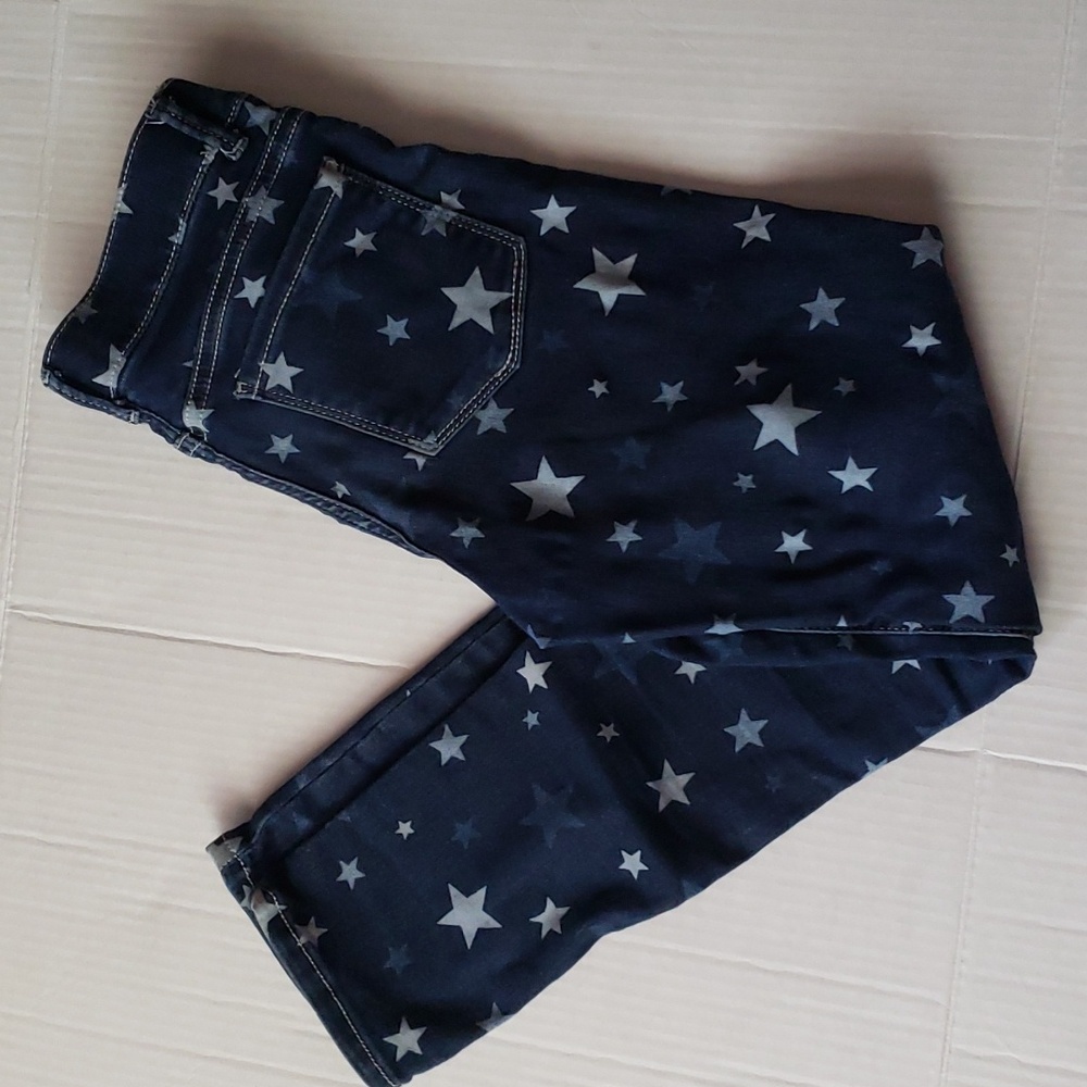 Girl’s Lot of 2 size 10/12 wonder nation blue Jeans squeeze size 10 black pants